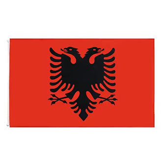 Albanien-Flagge 3' x 5'