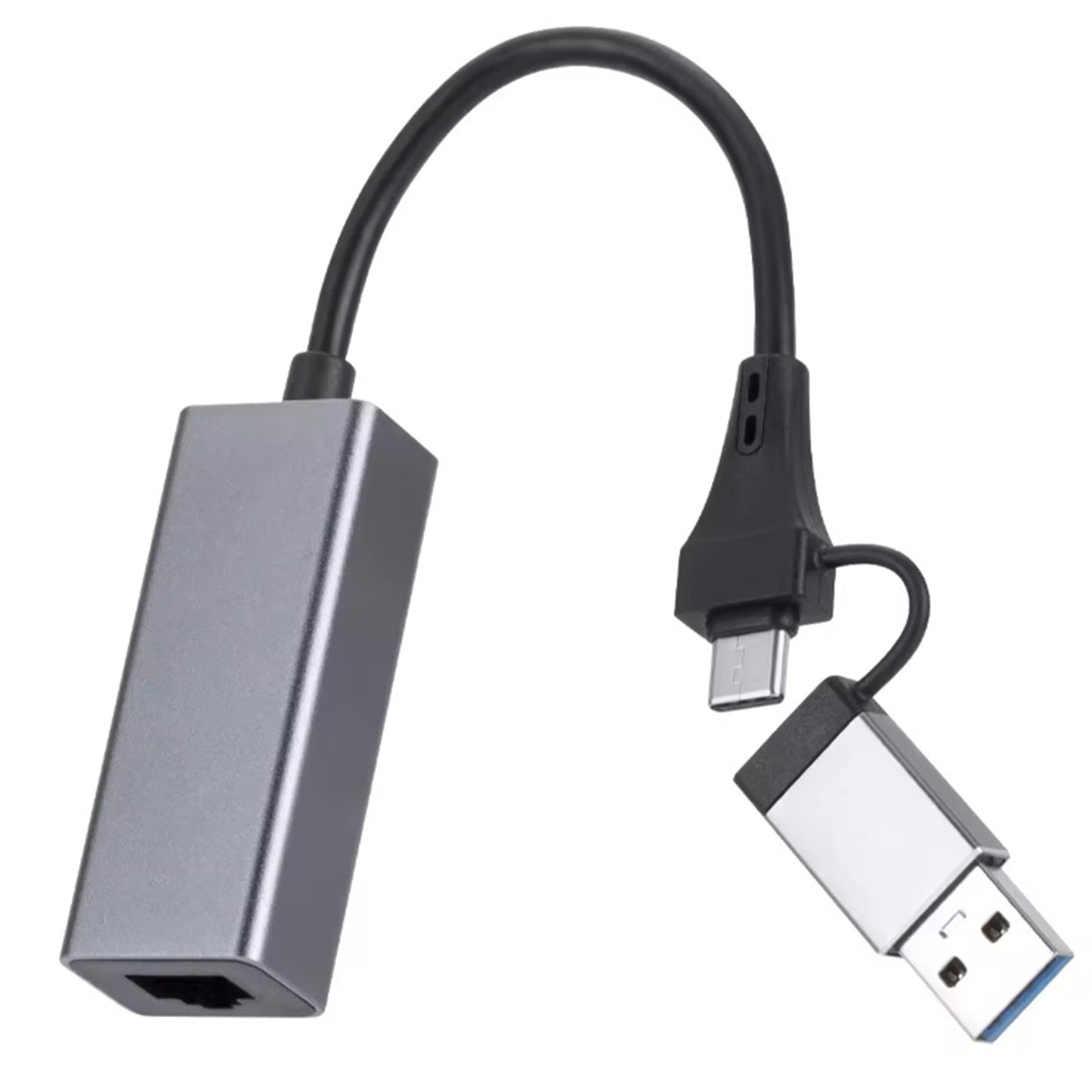 USB / USB-C to RJ45 Adapter – 1000 Mbps Gigabit Ethernet