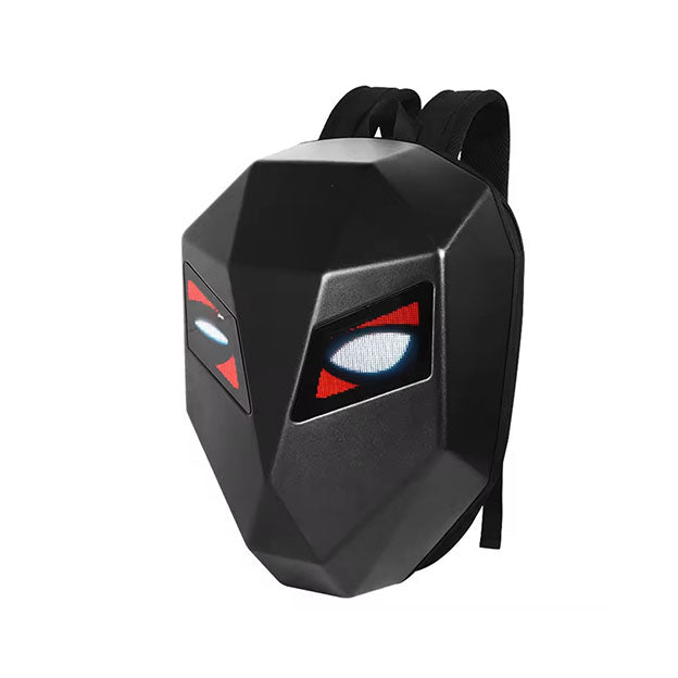 Motorradrucksack mit LED-Display