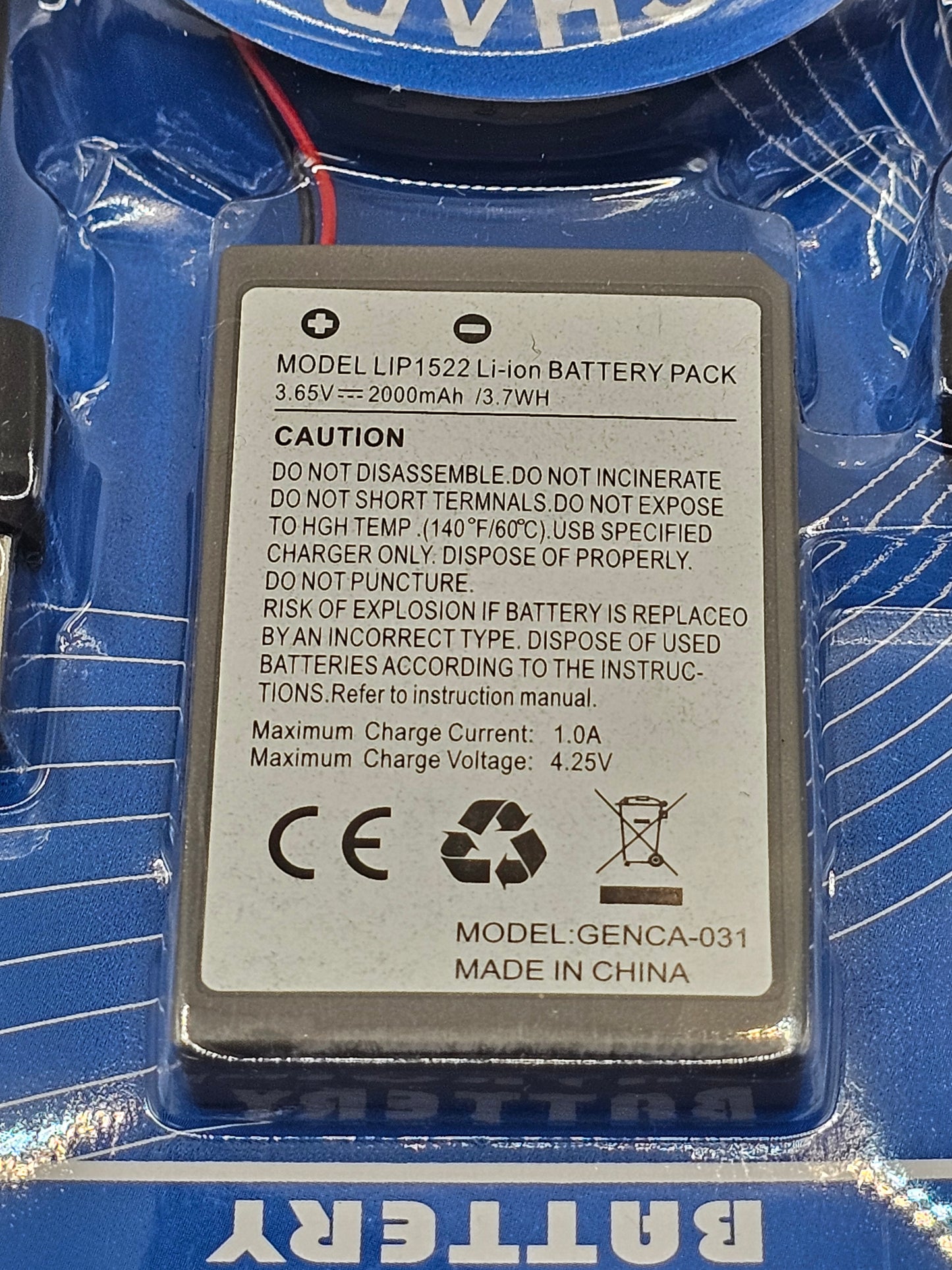 Batterie de remplacement pour manette PS4 – LIP1522