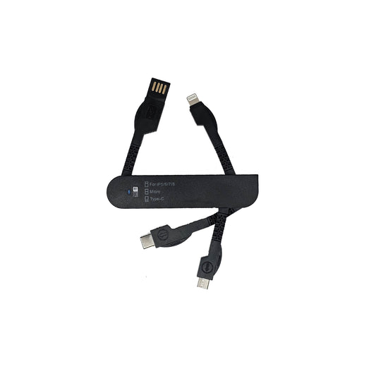 3-in-1 Multifunktions-Ladekabel – USB-C / Micro-USB / Lightning