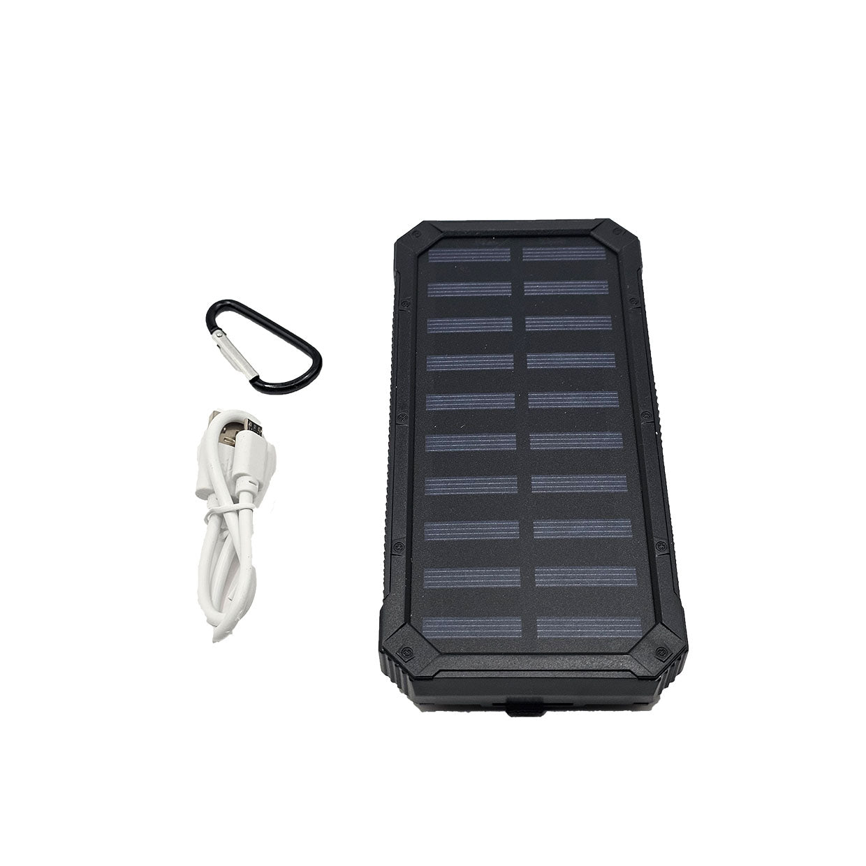 20.000 mAh Solar Power Bank – Externer Akku mit LED-Taschenlampe