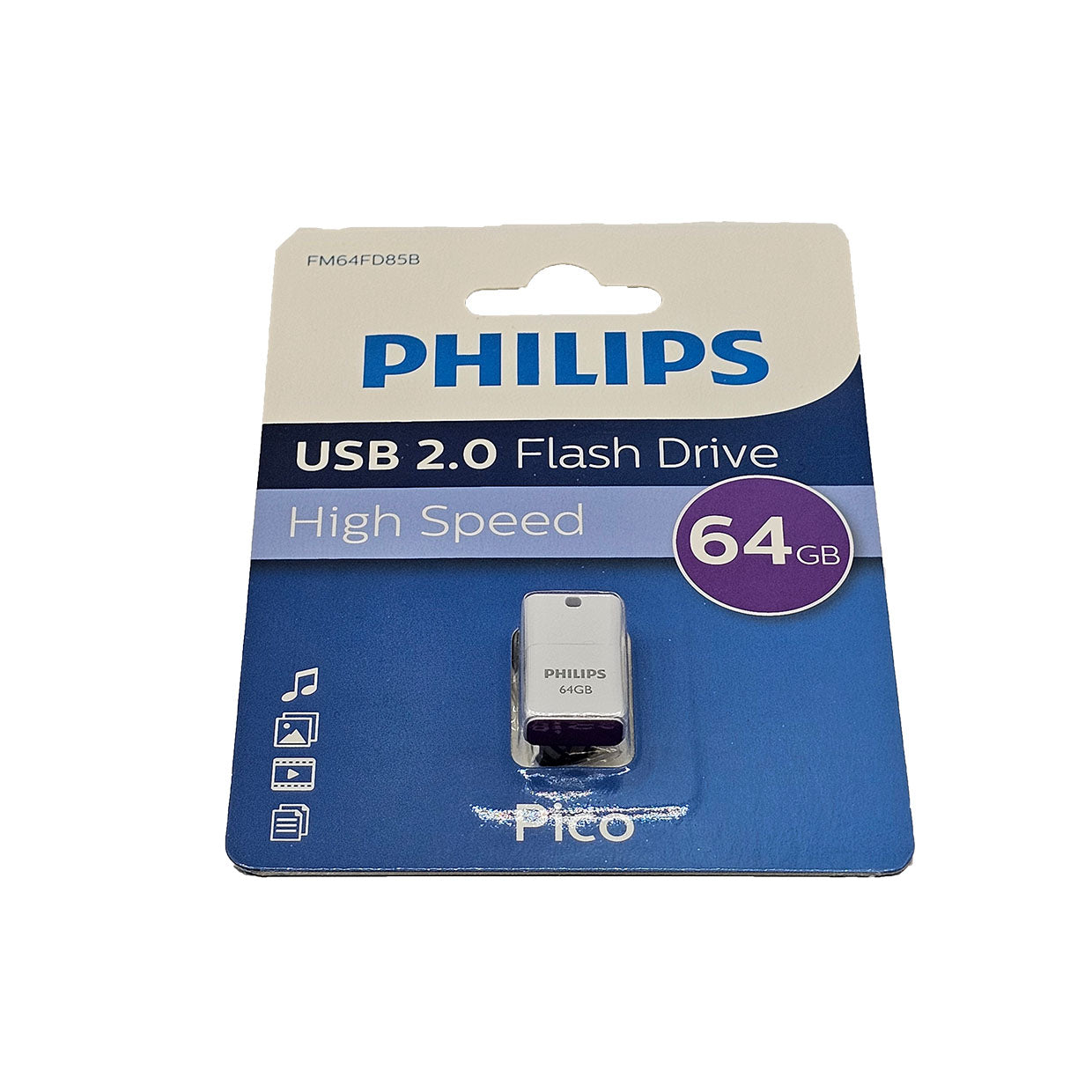 Clé USB Philips Pico 64 Go – USB 2.0
