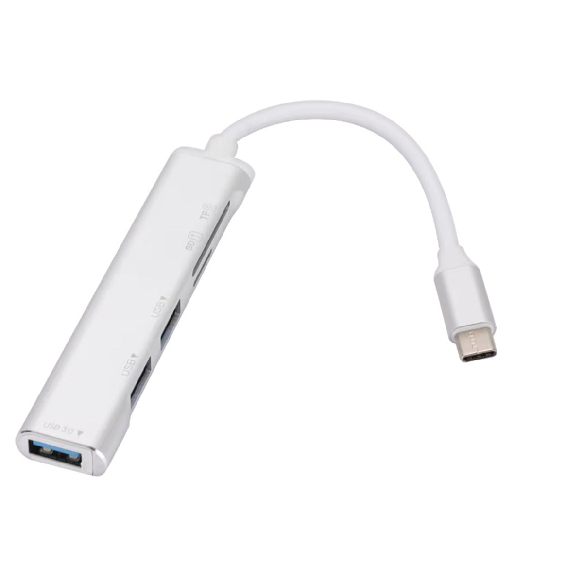 Hub USB-C avec lecteur SD, microSD et 3 ports USB – vue 3