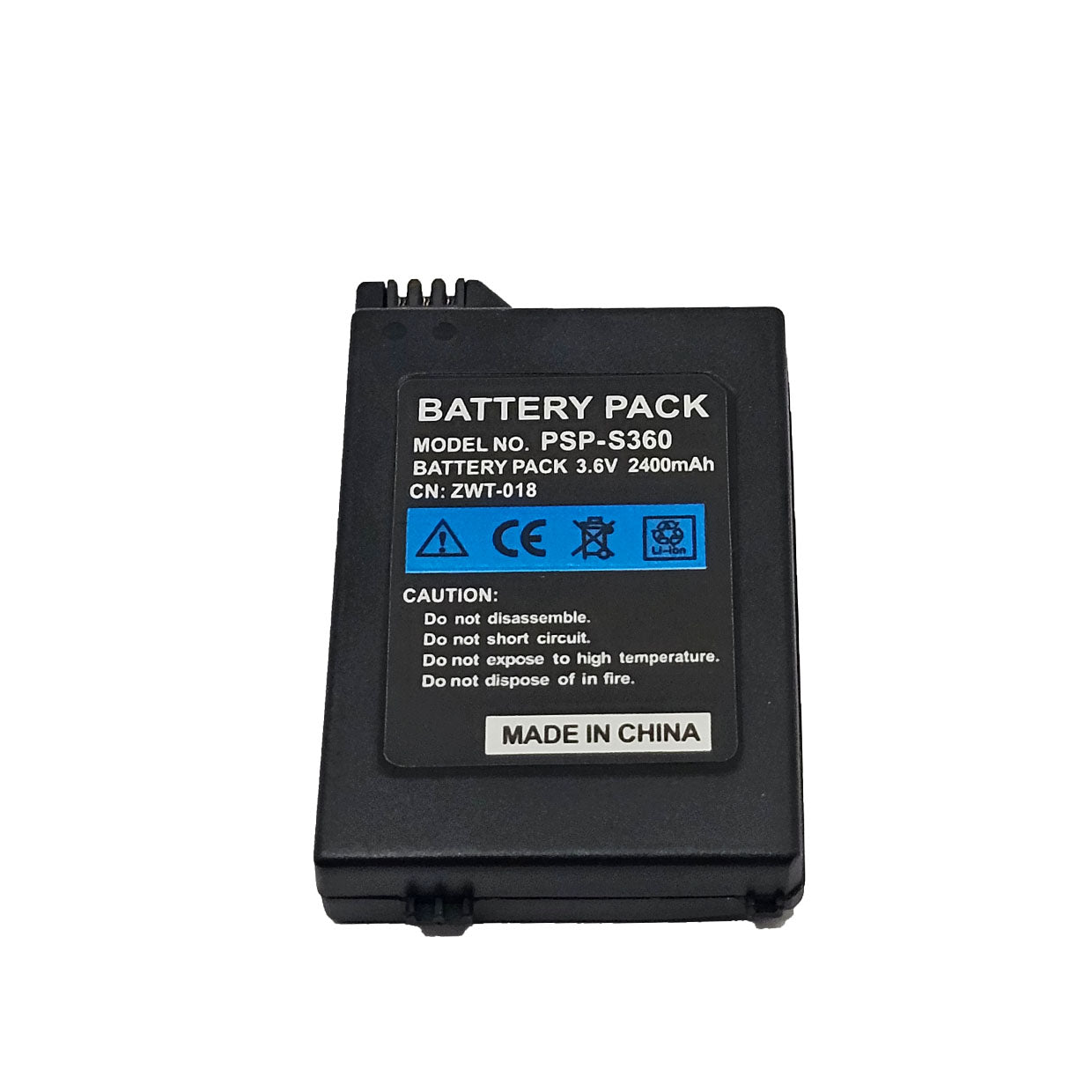 Batterie PSP 2000 / 3000 – 2400mAh 3.6V Lithium-Ion
