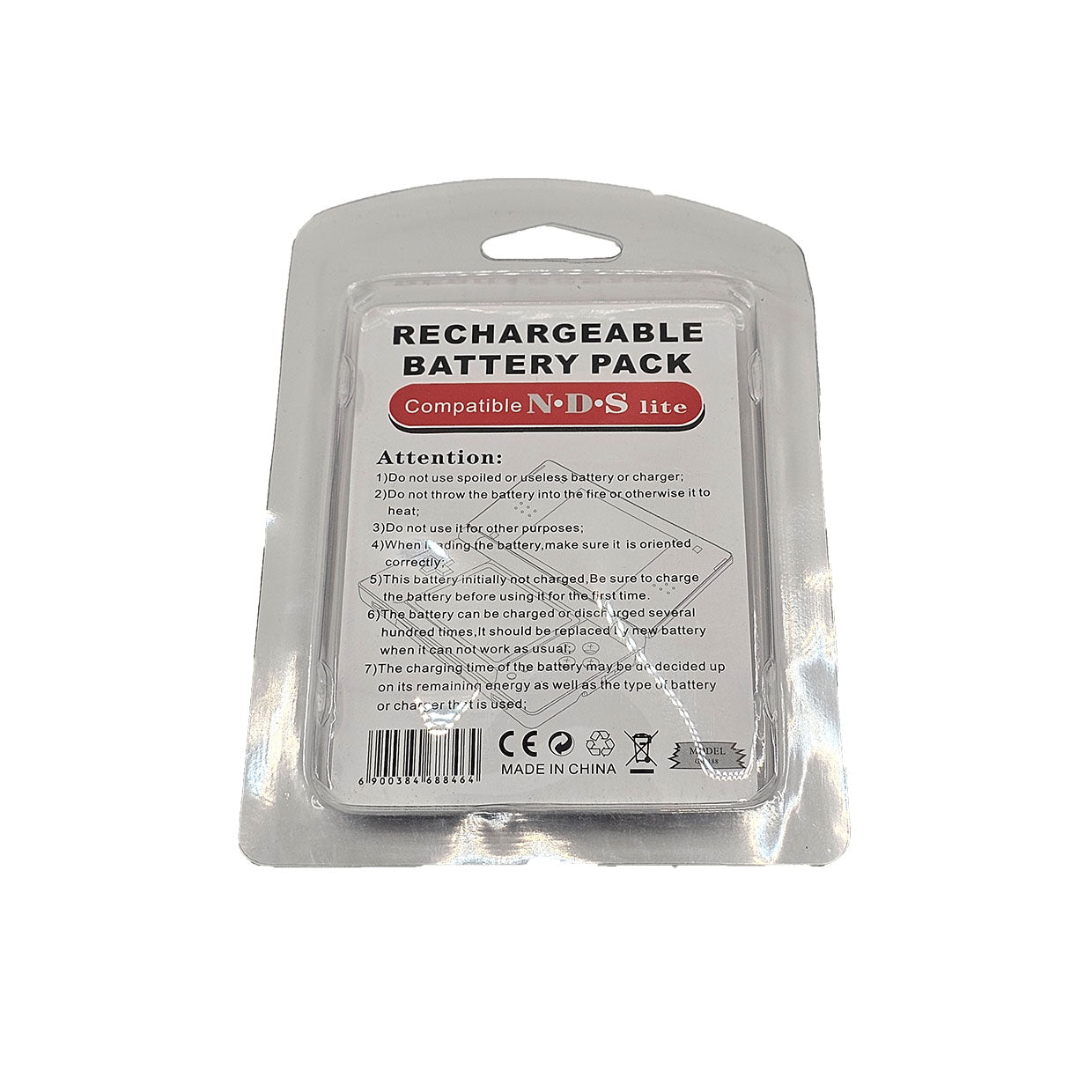 Batterie Rechargeable 2000mAh pour Nintendo DS Lite USG-003