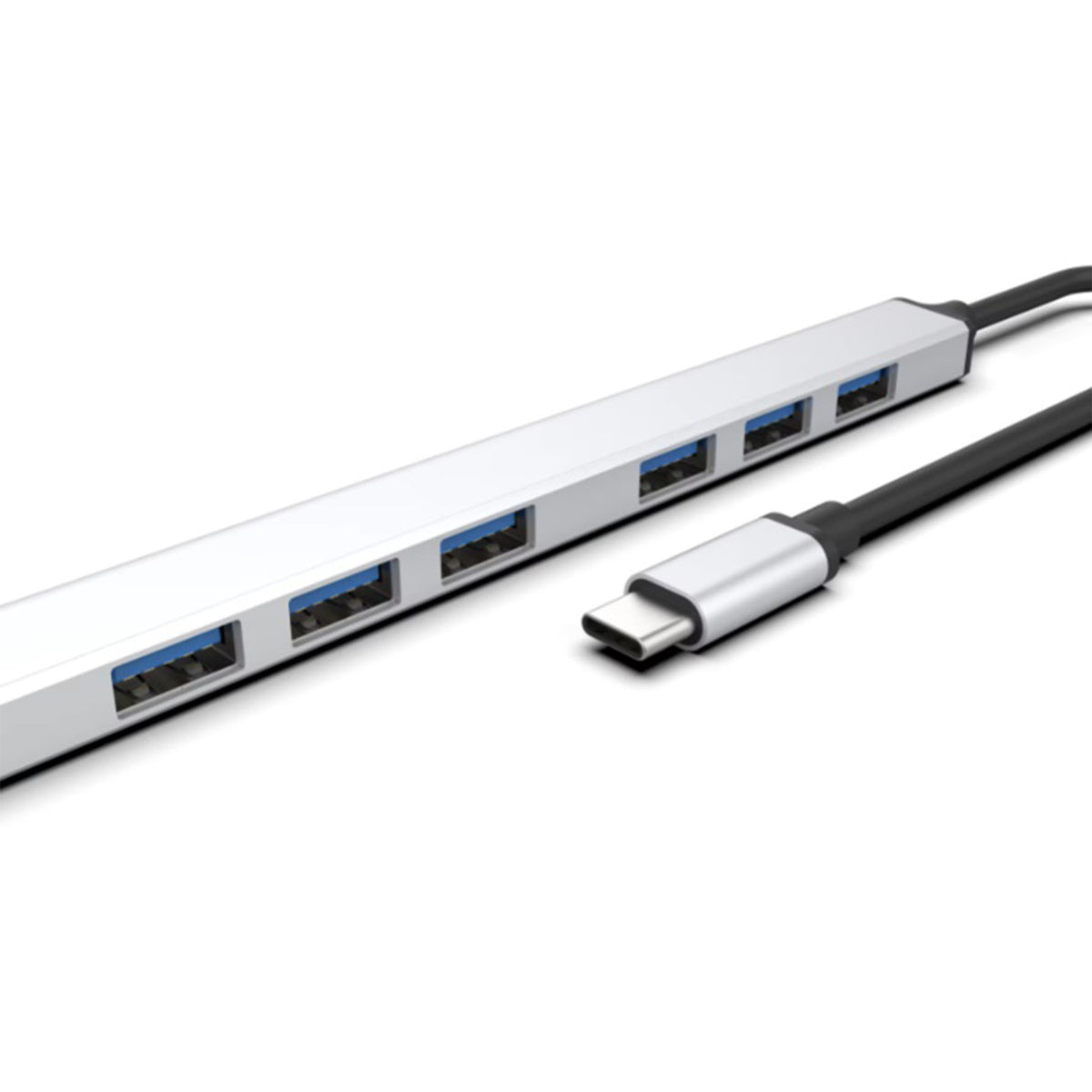 Hub USB-C vers 7 ports USB 3.0 – vue 3