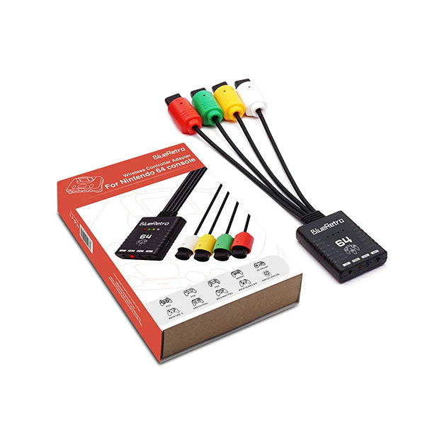 Wireless Controller Adapter für Nintendo 64 – Kompatibel mit PS, Xbox, Switch und 8bitdo