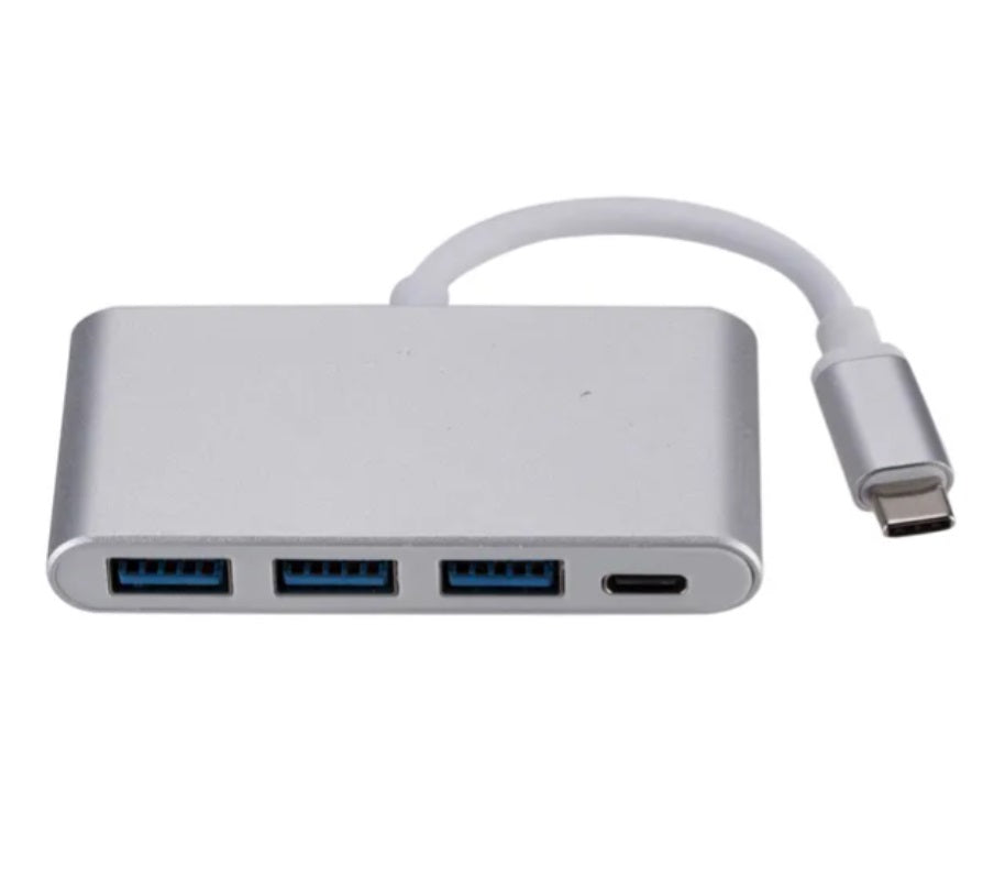 Adaptateur USB-C vers 3 x USB 3.0 + 1 x USB-C – Hub compact haute vitesse