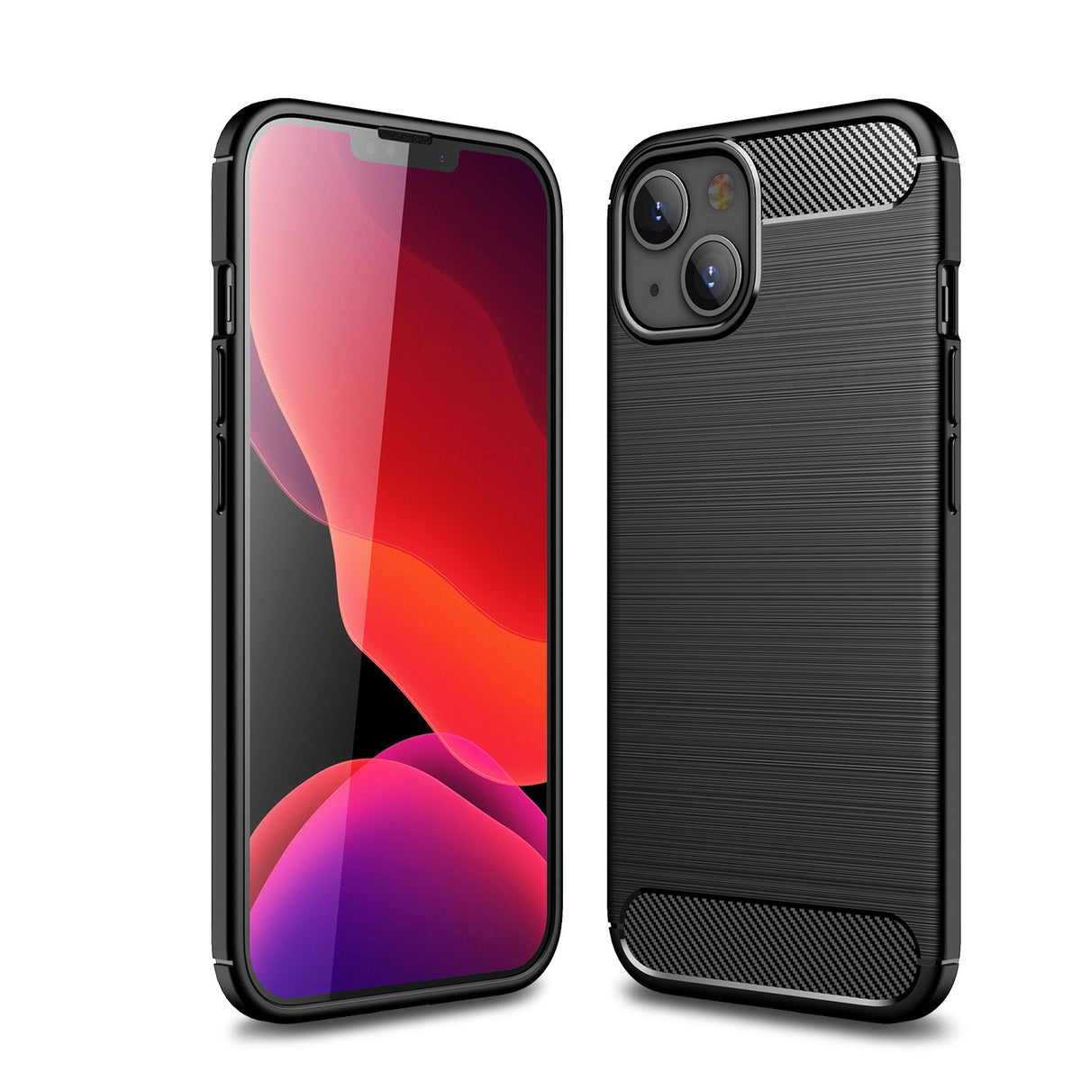 Coque iPhone 13 Mini en fibre de carbone – TPU souple antichoc