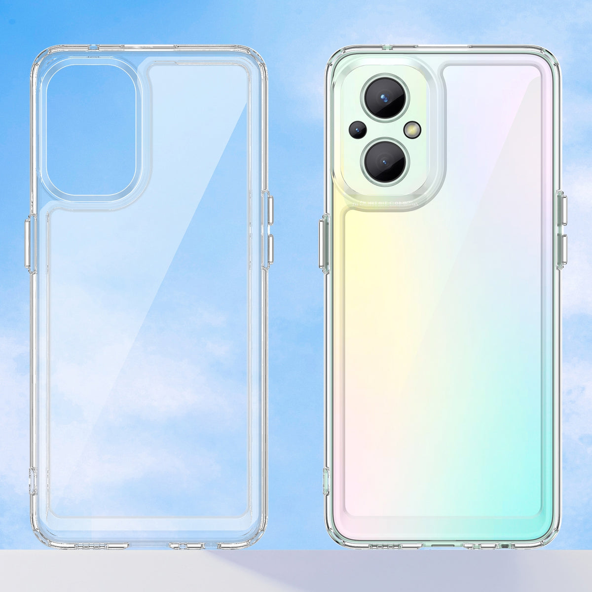 Coque transparente pour OPPO Reno 8 Lite – vue 2