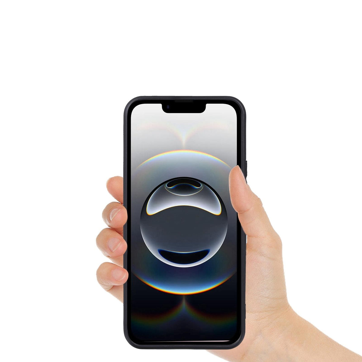 Coque TPU noire pour iPhone 17e et 16e – vue 2