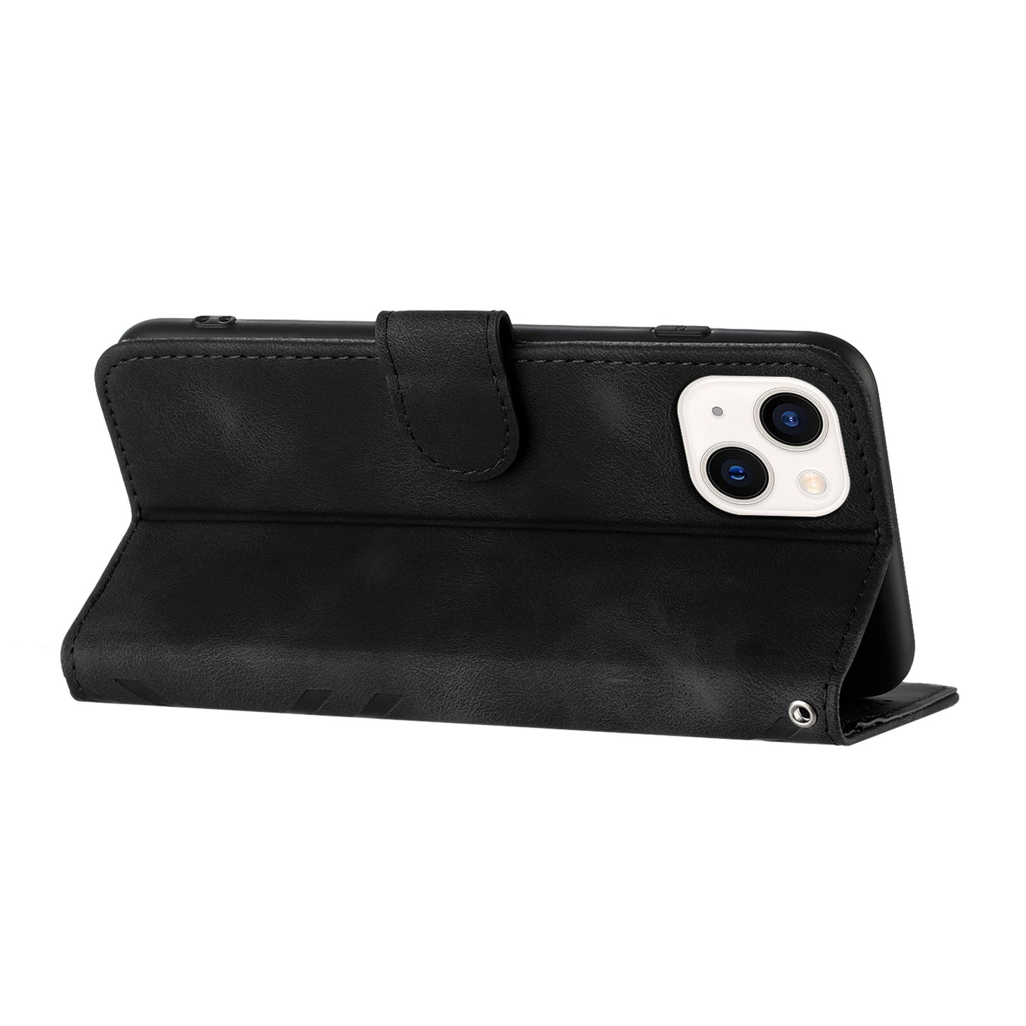 Étui Portefeuille en Cuir PU pour iPhone 15 Plus