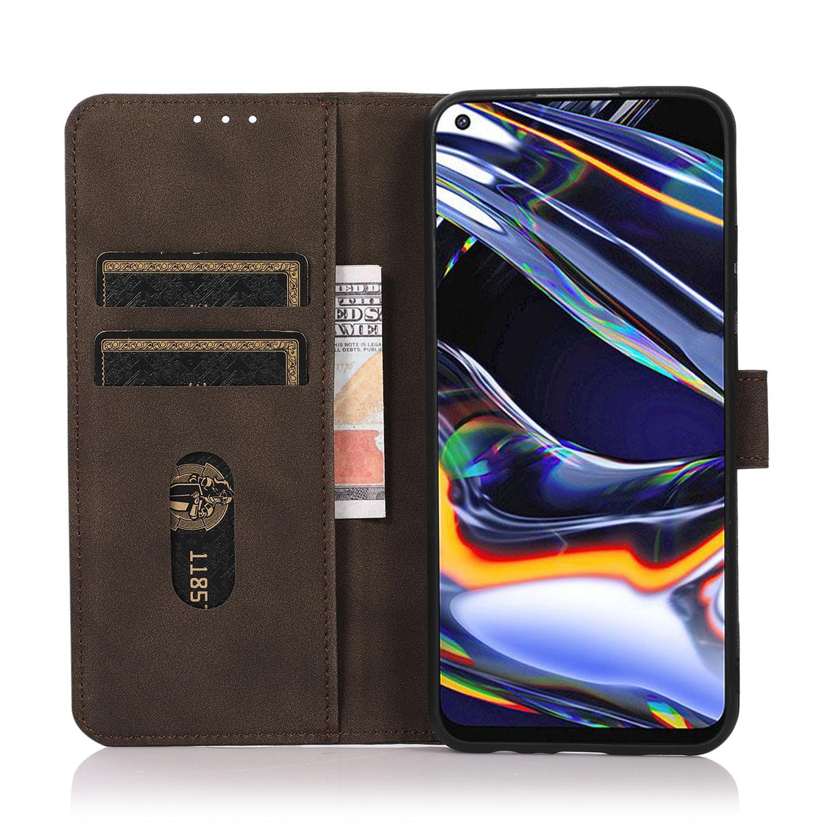Étui marron pour iPhone 17e et 16e – vue 3