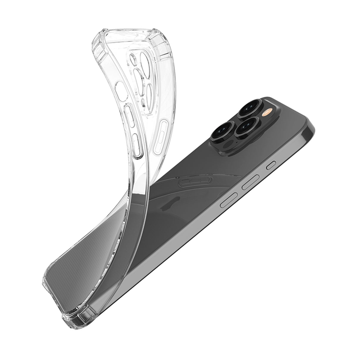 Coque iPhone 15 Pro – Transparente Antichoc avec Coins Renforcés