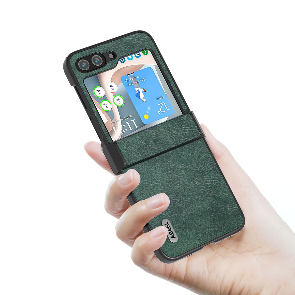 Coque verte pour Samsung Galaxy Z Flip 6 – vue 2