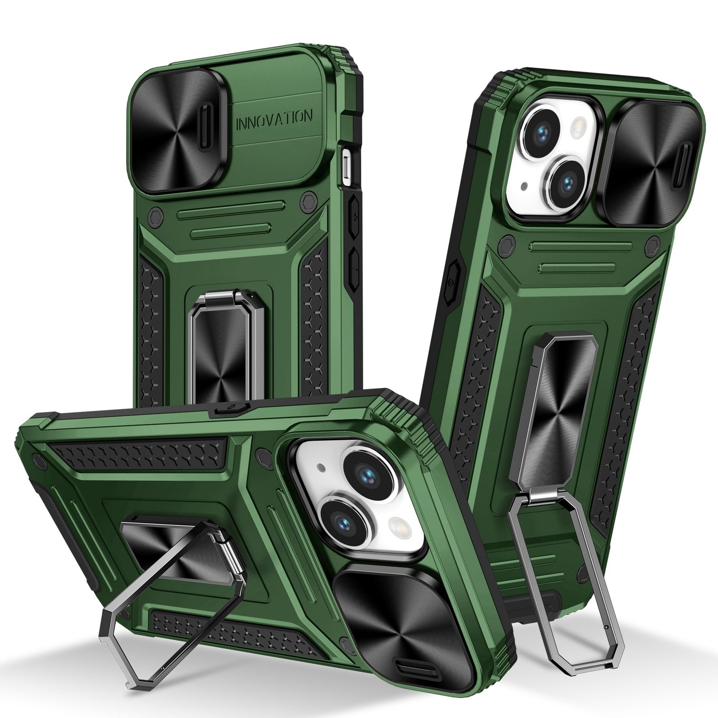 Coque iPhone 14 – Antichoc avec Support Rotatif 360°