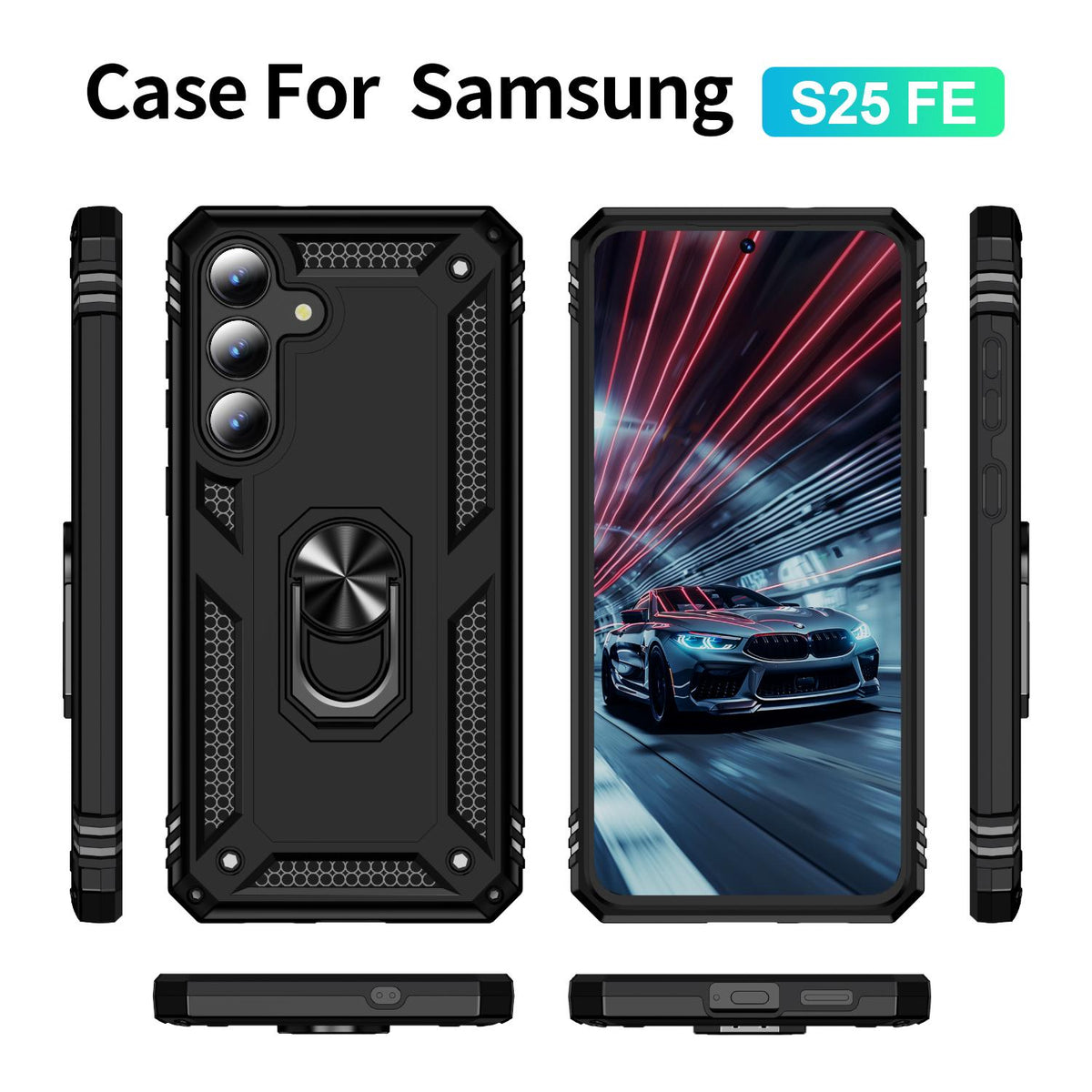 Coque antichoc TPU et PC pour Samsung Galaxy S25 FE – vue 2