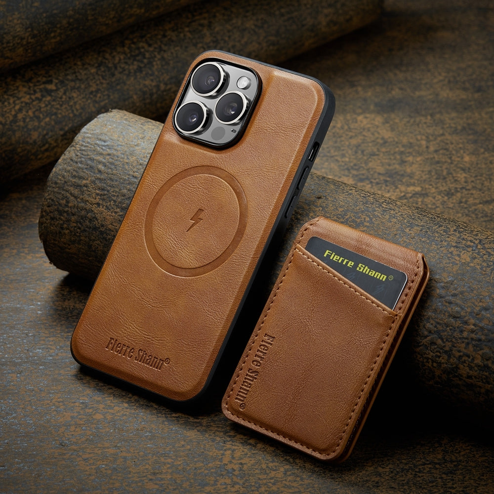 Étui à rabat magnétique en cuir pour iPhone 12 Pro Max
