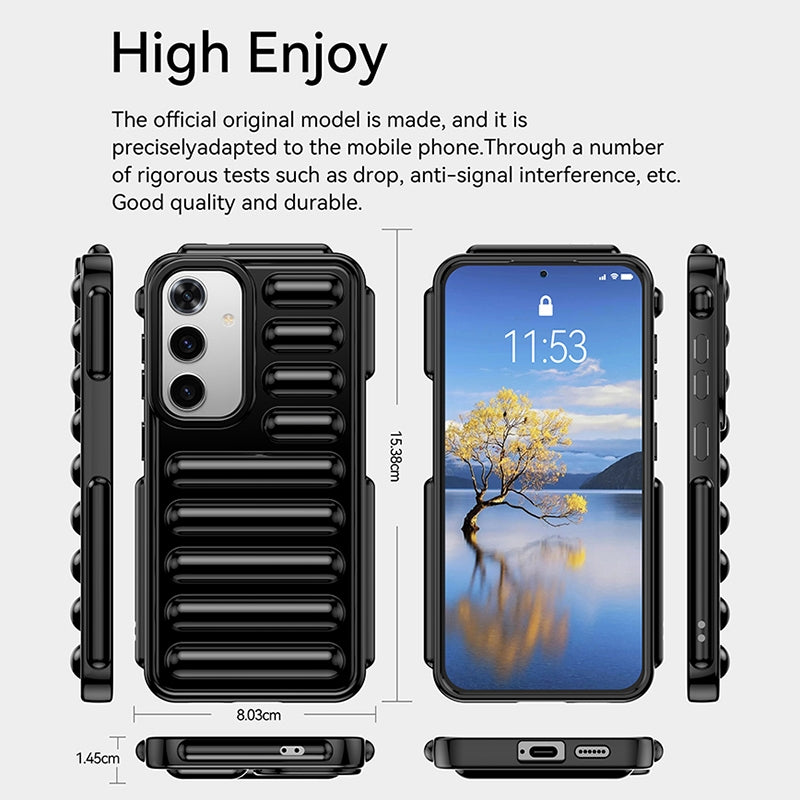 Coque Samsung Galaxy S24+ 5G – Capsule Series TPU Noir Couleur Bonbon