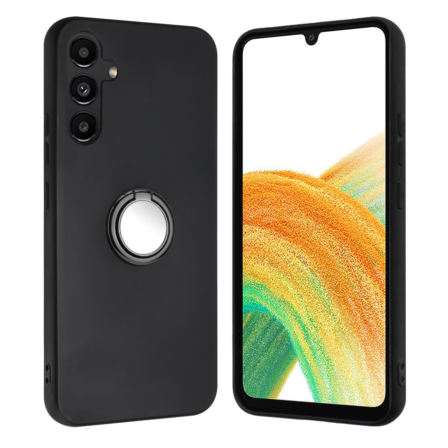 Coque Samsung Galaxy A55 5G Avec anneau métallique