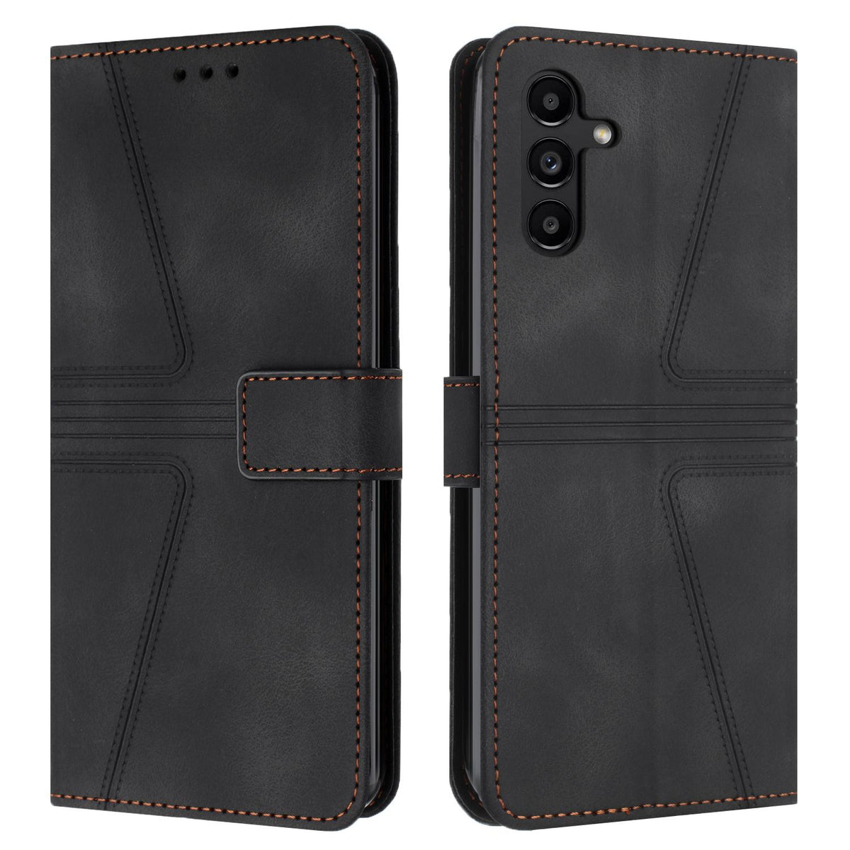 Étui portefeuille noir pour Samsung Galaxy A56 5G