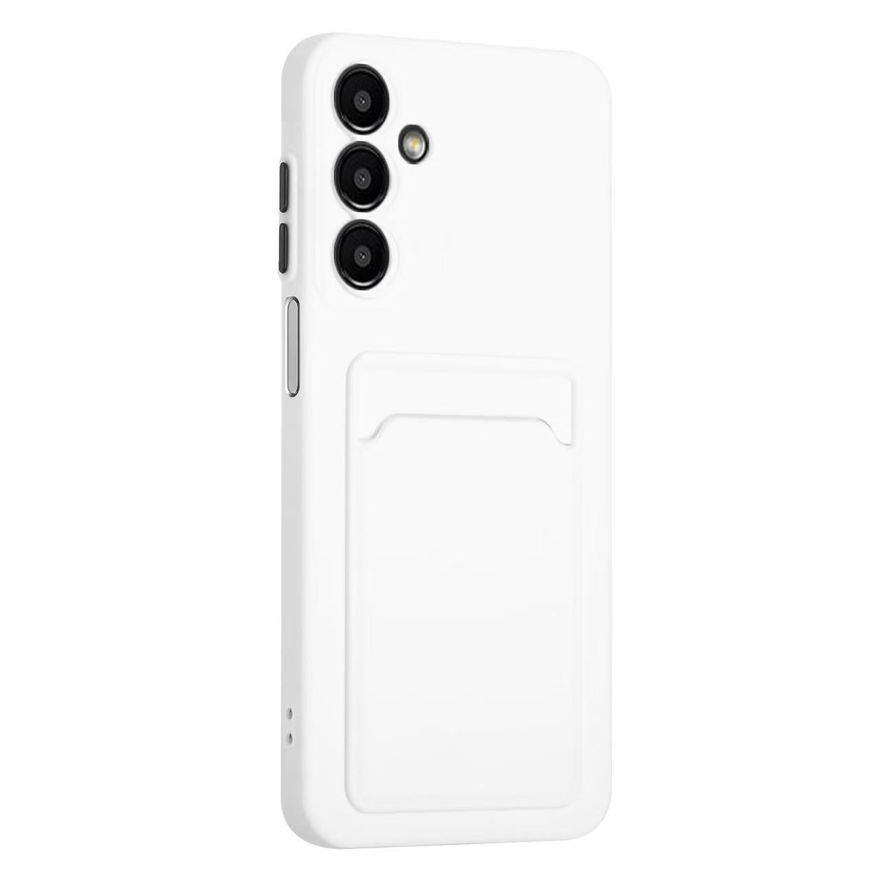 Samsung Galaxy A16 4G / 5G Hülle mit Kartenhalter Weiß