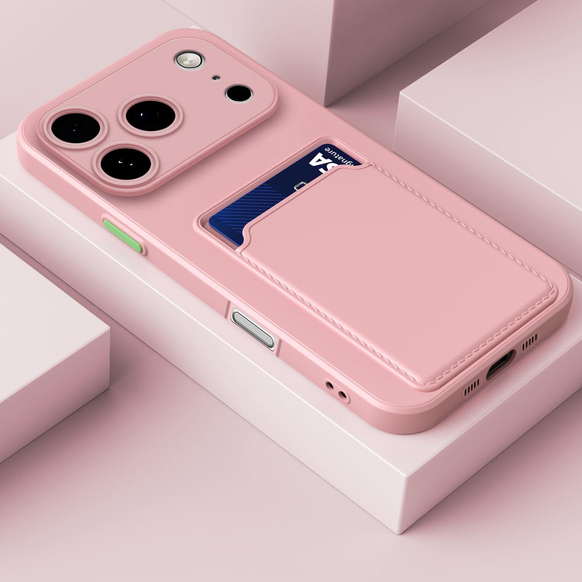 Coque iPhone 17 Pro Max TPU avec emplacement carte