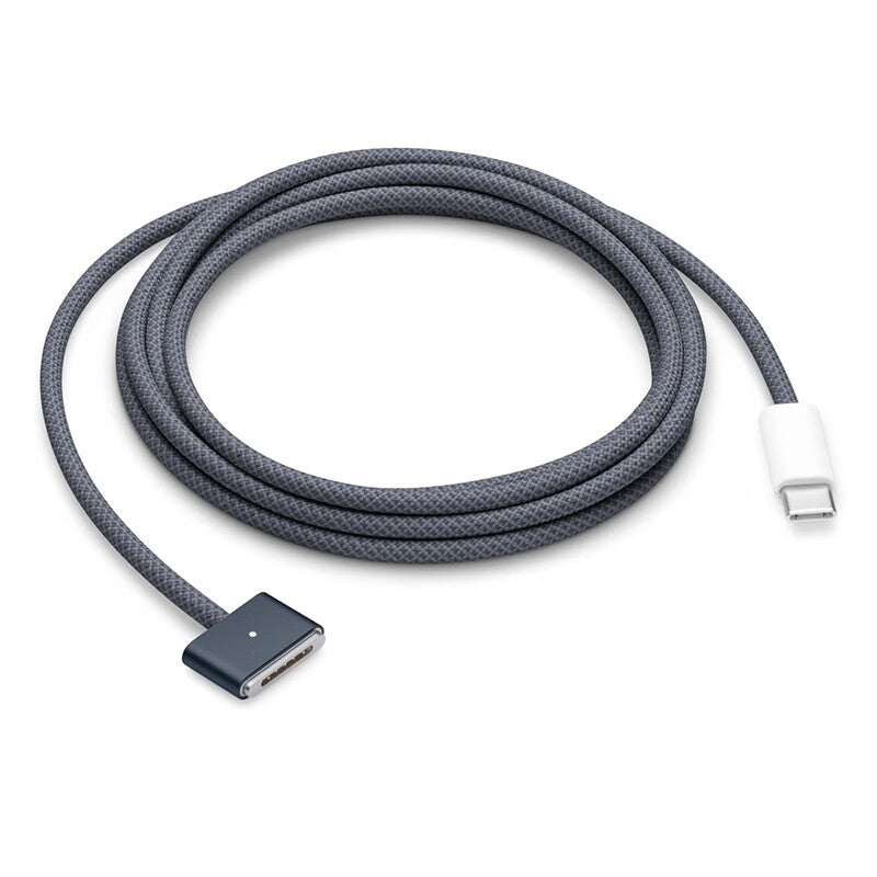 Câble USB-C vers MagSafe 3 Tressé 2 m – Charge Rapide pour MacBook Air et Pro