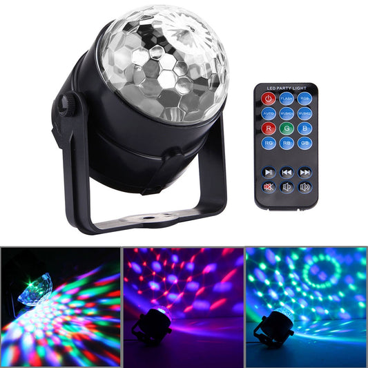 Rotierender LED-Zauberball – Mini-Bühnenlicht