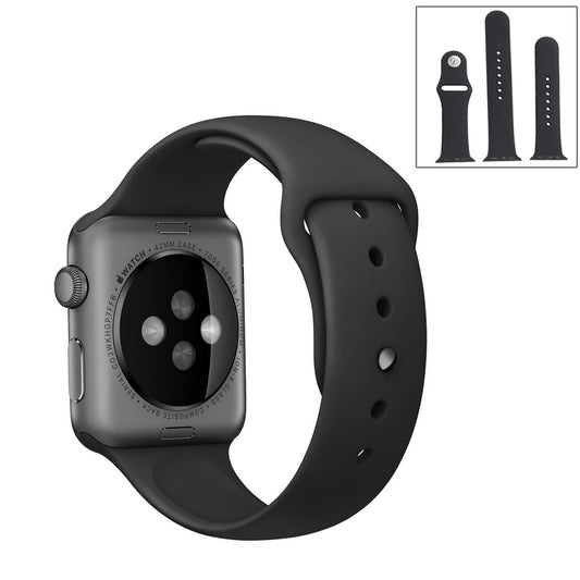 Gummiband für Apple Watch – Ultra 49 mm, Serie 9/8/7 (45 mm), SE/6/5/4 (44 mm), Serie 3/2/1 (42 mm)