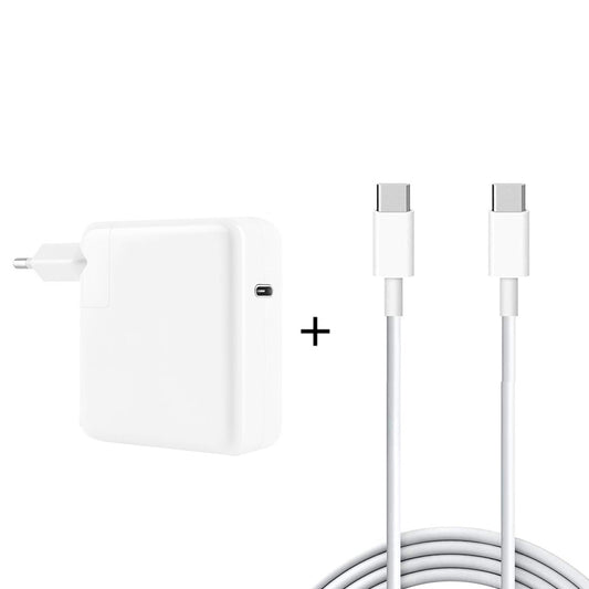 96-W-USB-C-Ladegerät mit 2 m Typ-C-Kabel – Kompatibel mit MacBook Pro und PC