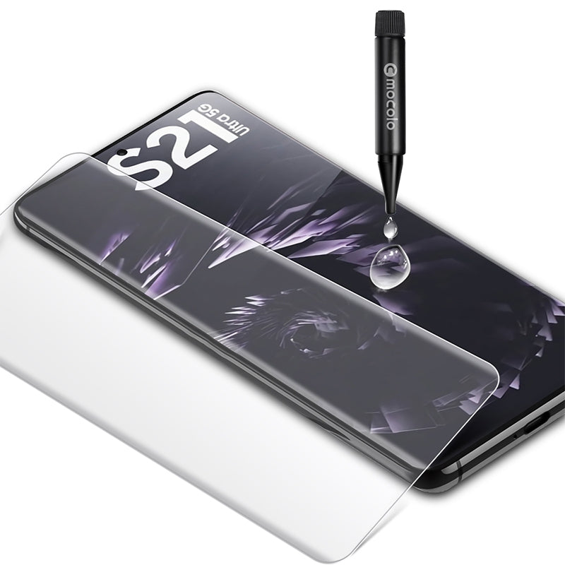 Protection d'écran Screen Pour Samsung S21 Ultra supporte le déverrouillage de l'empreinte digitale