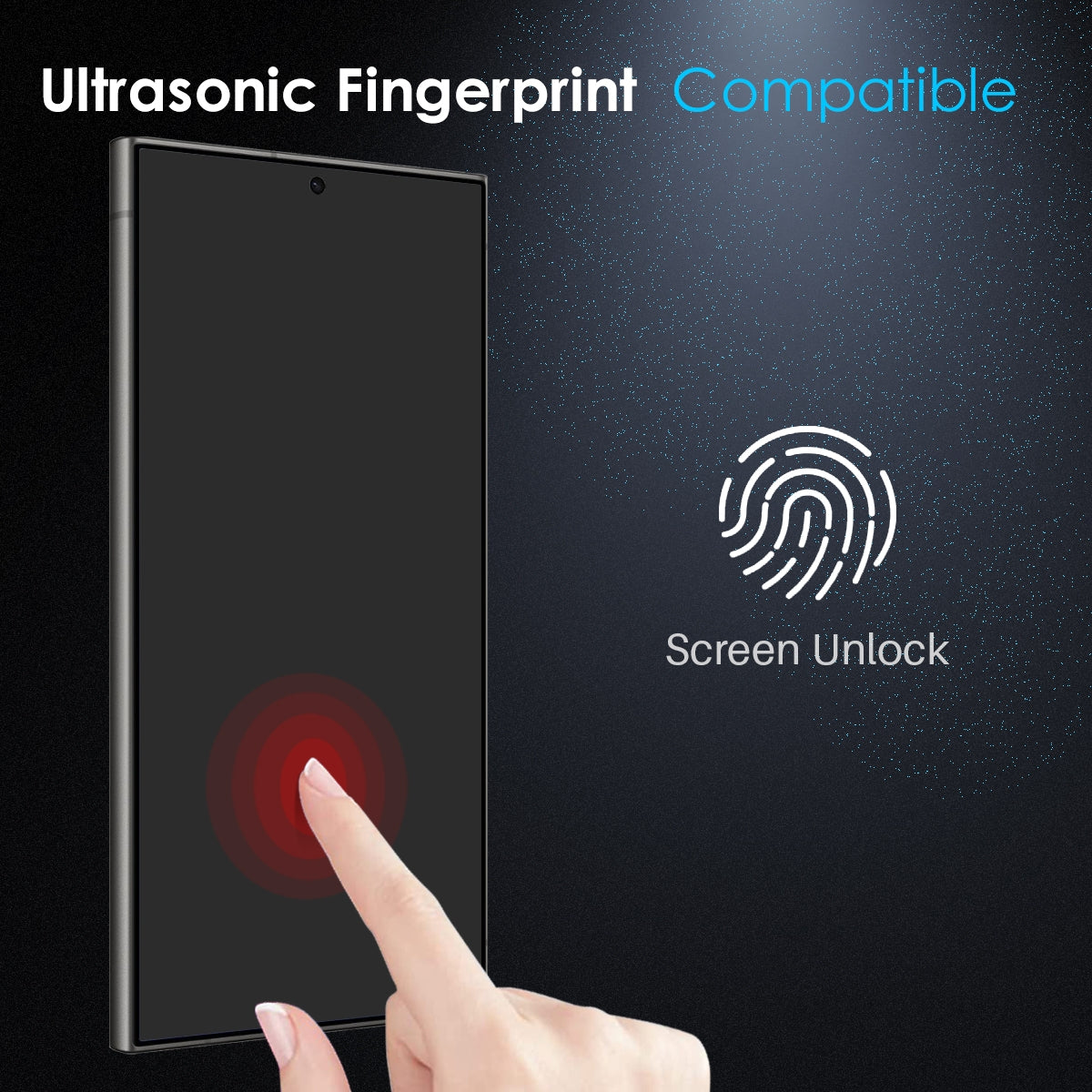 Verre trempé anti-espion pour Samsung Galaxy S25 série – vue 3