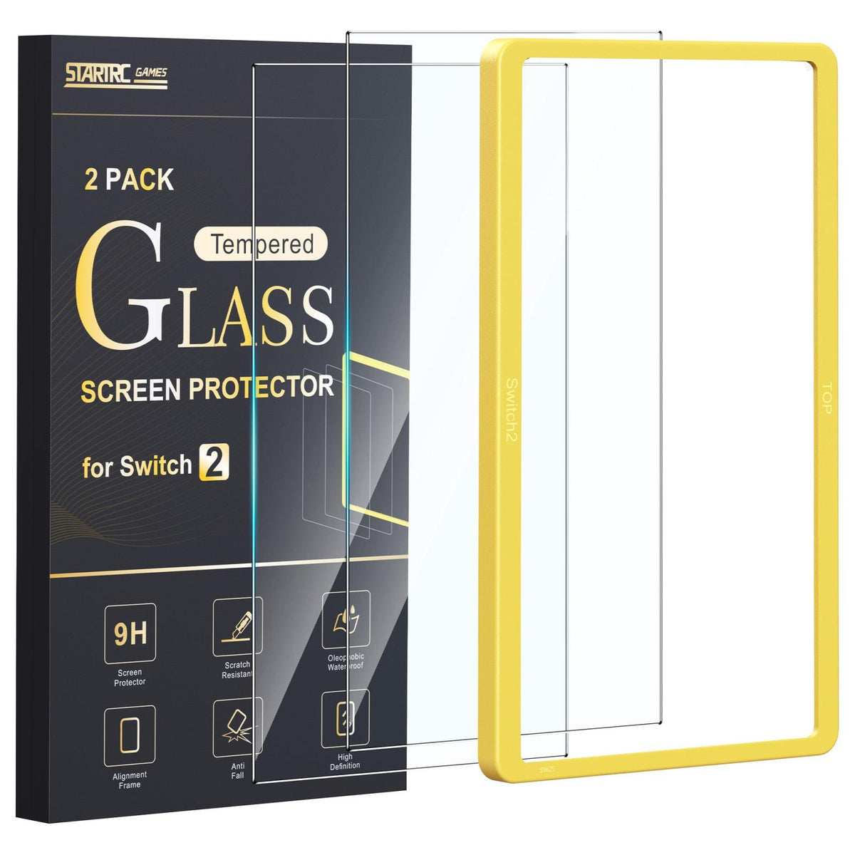 Protection d'écran en verre trempé pour Nintendo Switch 2 – vue 3