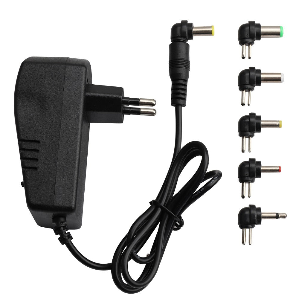 Adaptateur secteur universel réglable 3V à 12V avec embouts