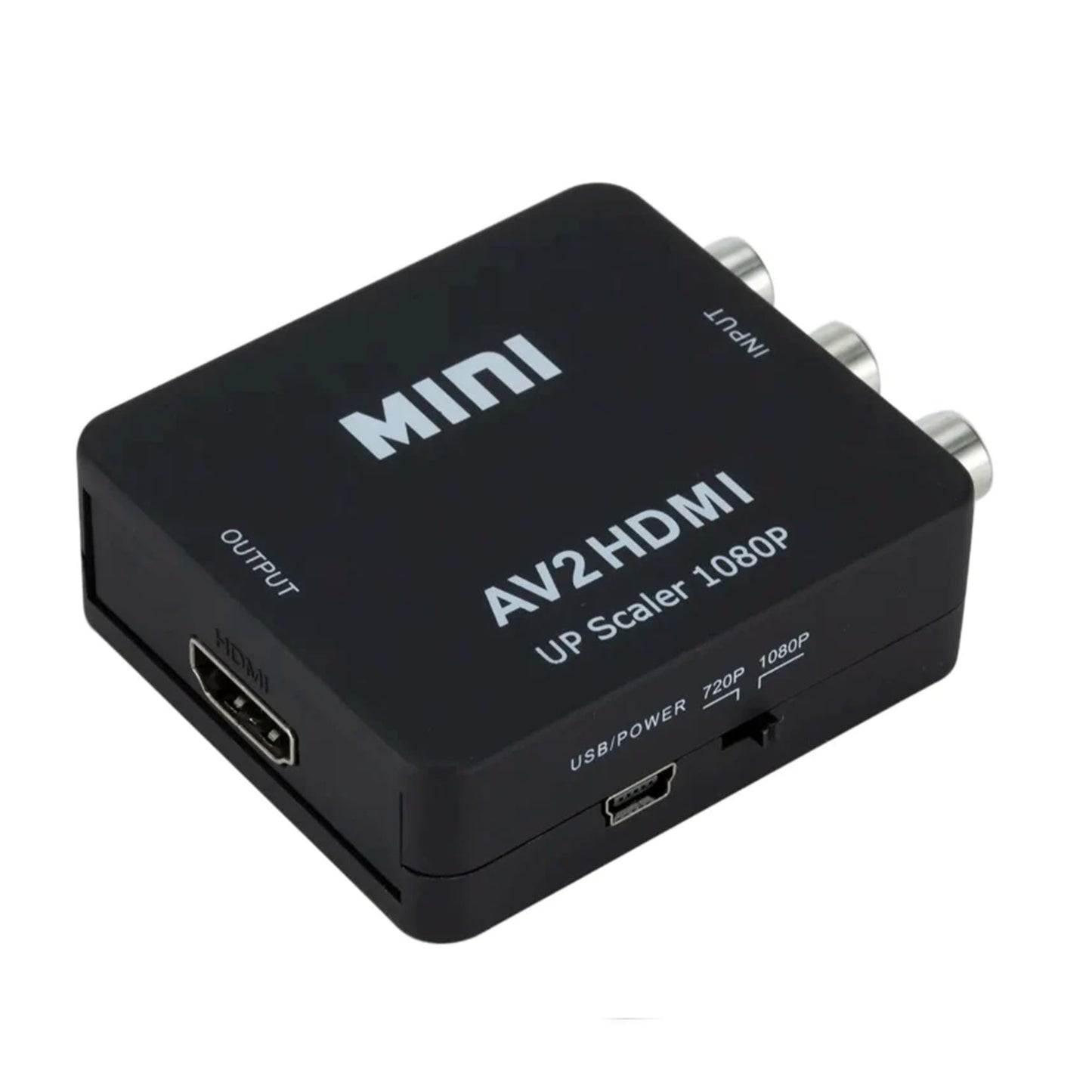 Adaptateur Cinch RCA AV vers HDMI – Console Rétro vers TV Moderne