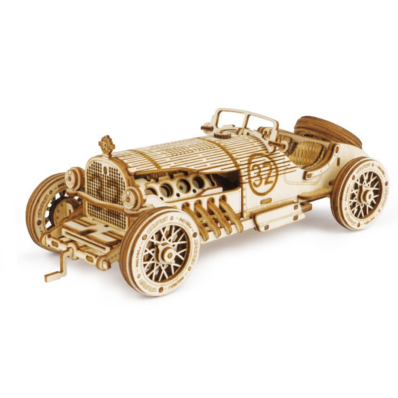 MC401 3D Wooden Puzzle – Sports Car to Build (220 Pieces)