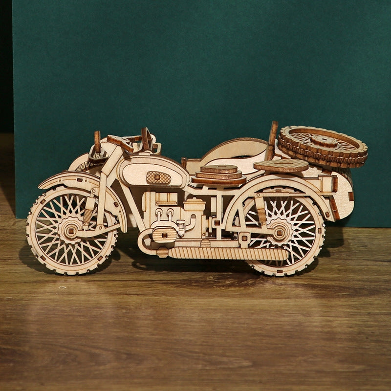 Puzzle 3D en Bois LG834 – Tricycle Boat à Construire