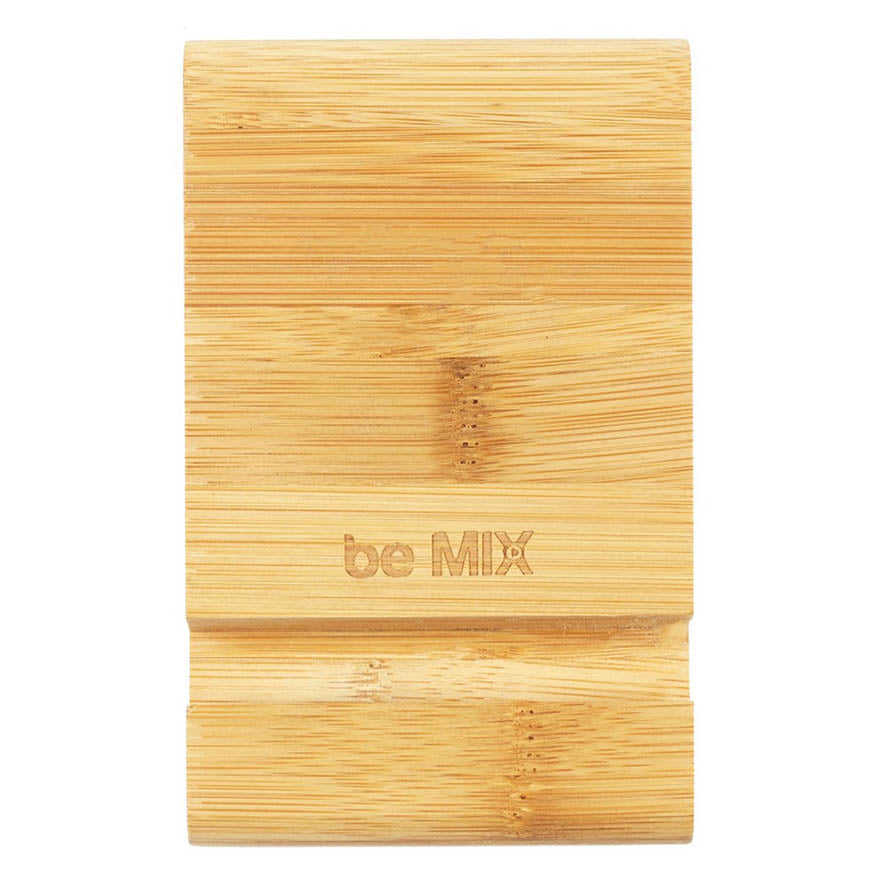 Support en bois de bambou pour smartphone et tablette – vue 3