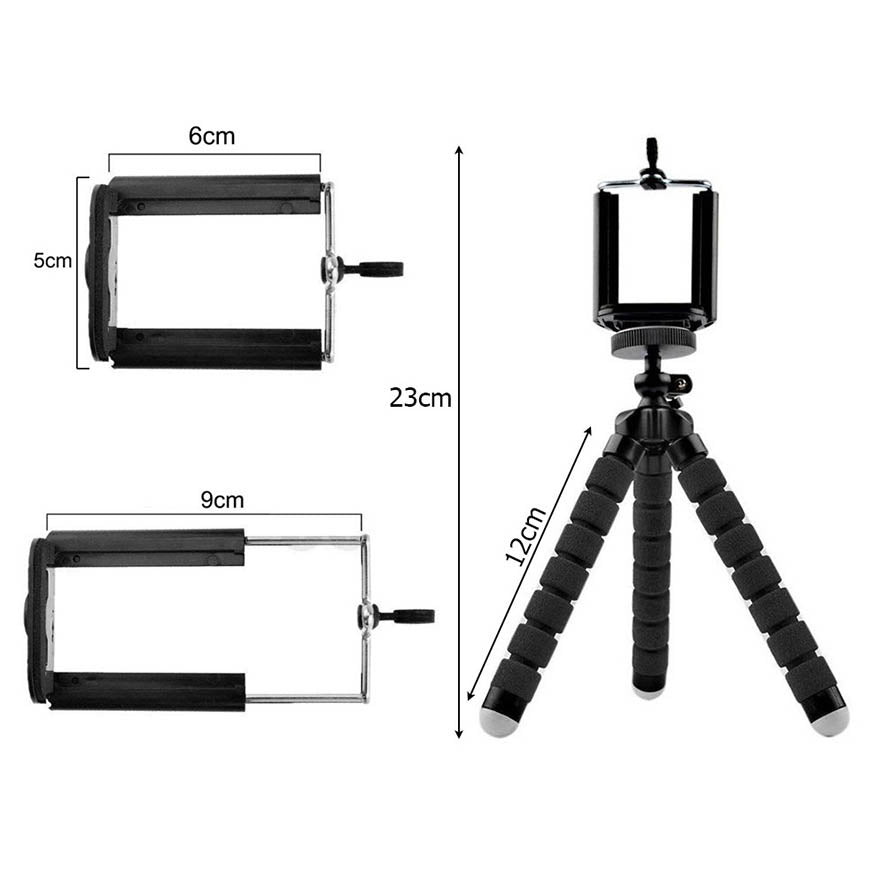 Support de téléphone trépied flexible