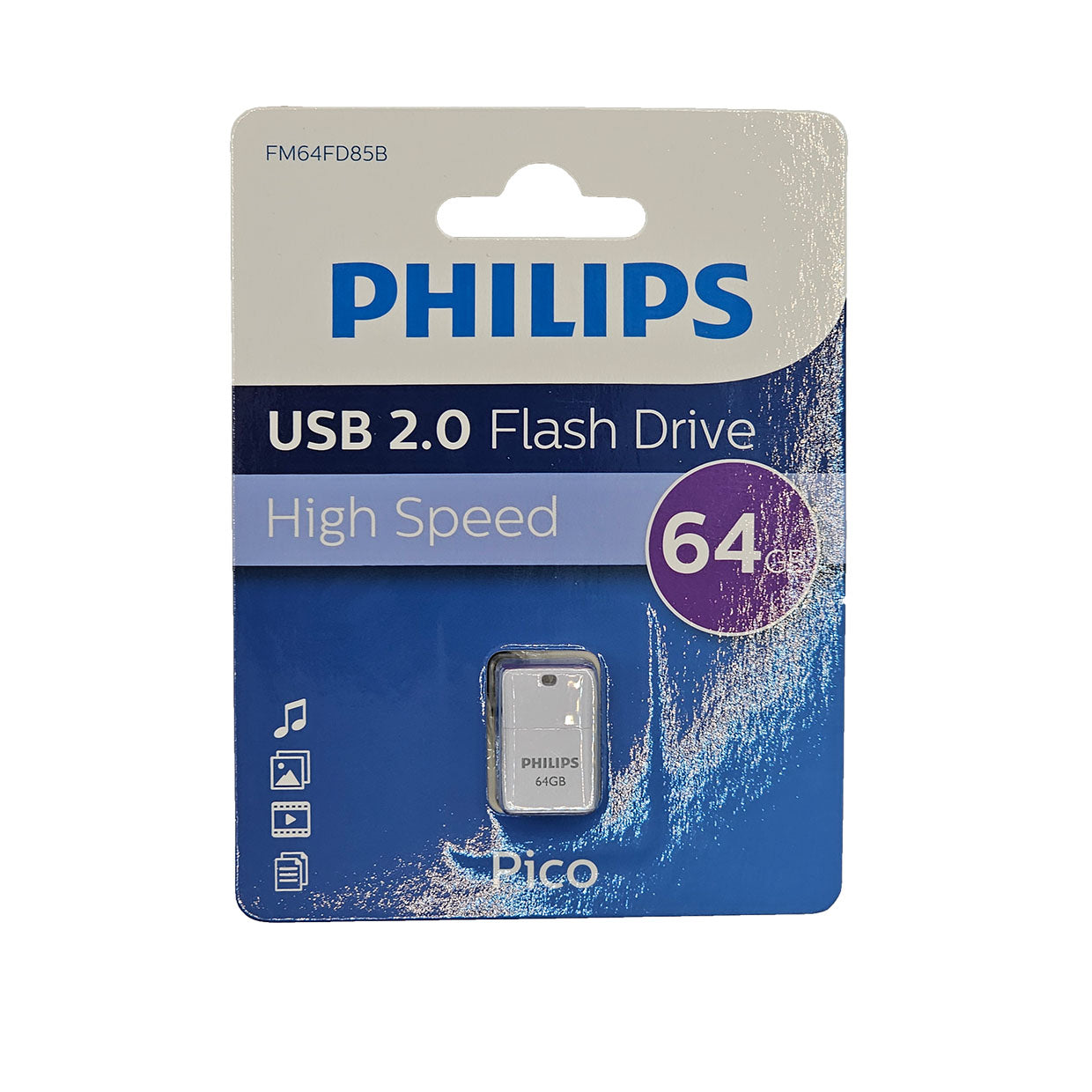 Clé USB Philips Pico 64 Go – USB 2.0