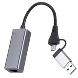 Adaptateur USB et USB-C vers Ethernet Gigabit – vue 2