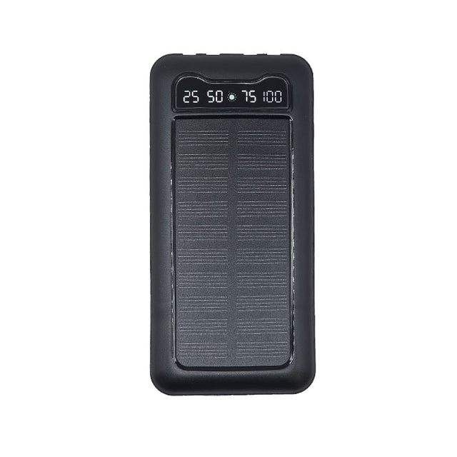 Powerbank solaire 20000 mAh avec câbles
