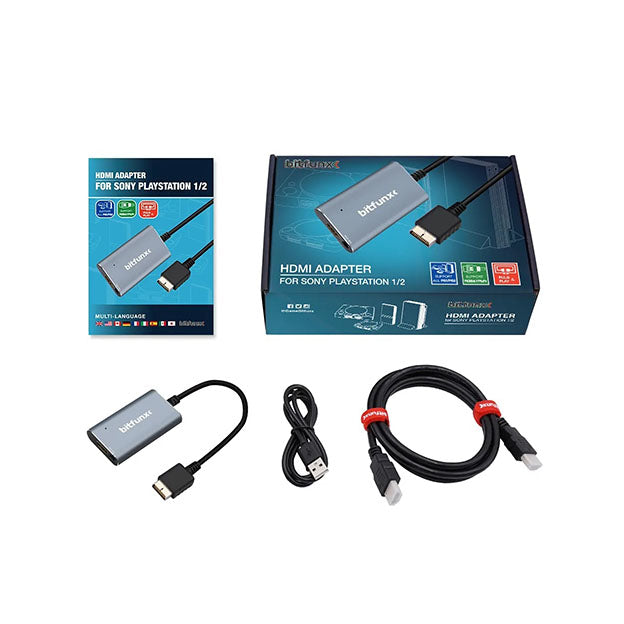 Adaptateur HDMI Haute Qualité, Câble Convertisseur pour PS1 et PS2