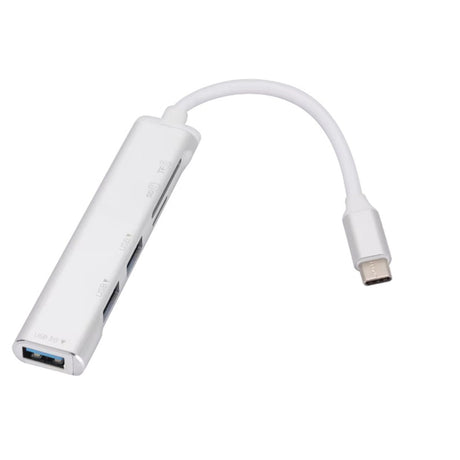Hub USB-C avec lecteur SD, microSD et 3 ports USB – vue 3