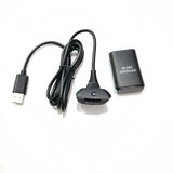 Batterie rechargeable et câble pour manette Xbox 360 – vue 3