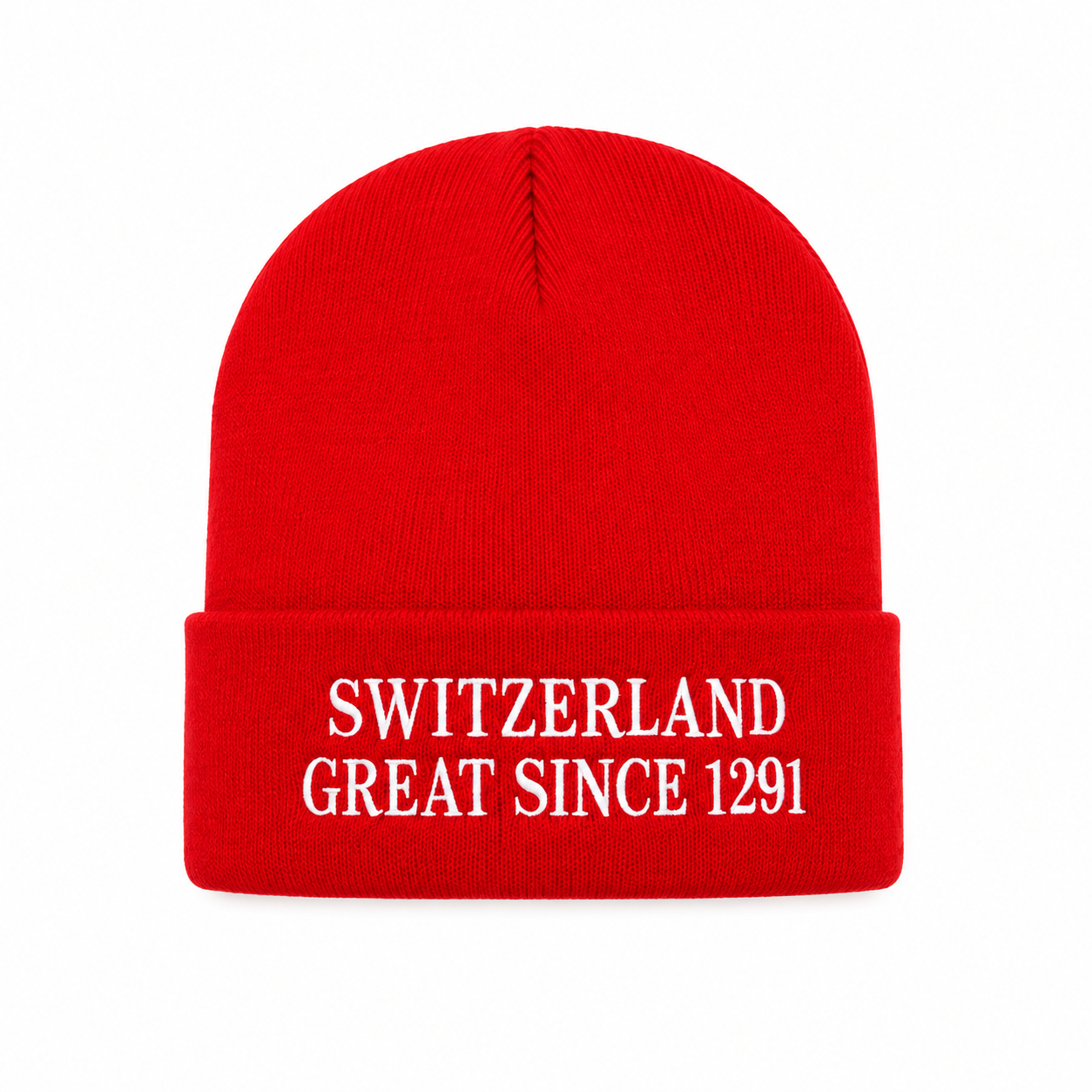 Red Swiss Beanie – SWITZERLAND GREAT SINCE 1291