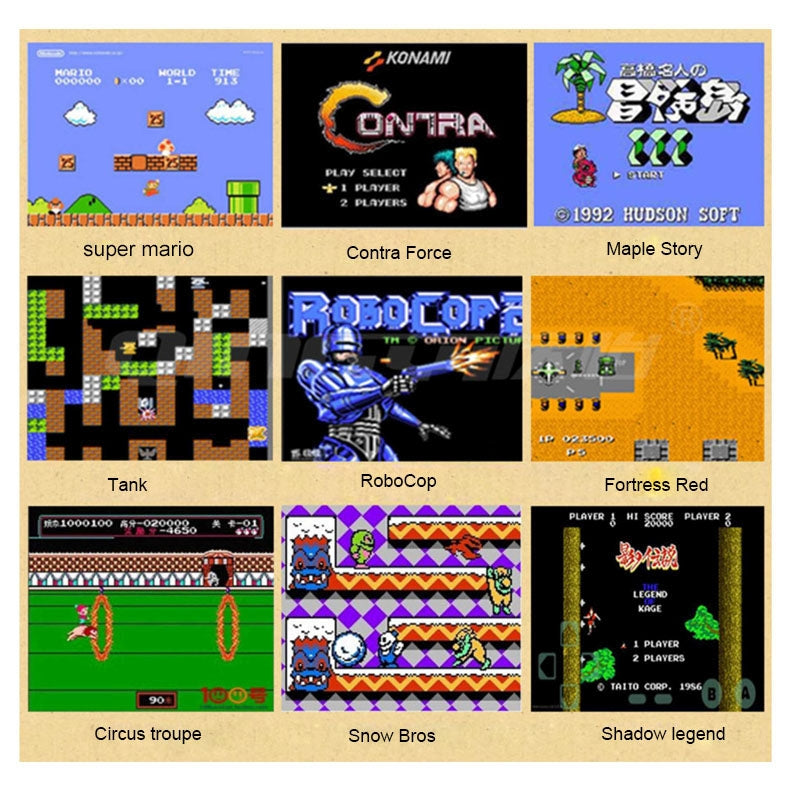 Mini Retro Game Console 620 Games