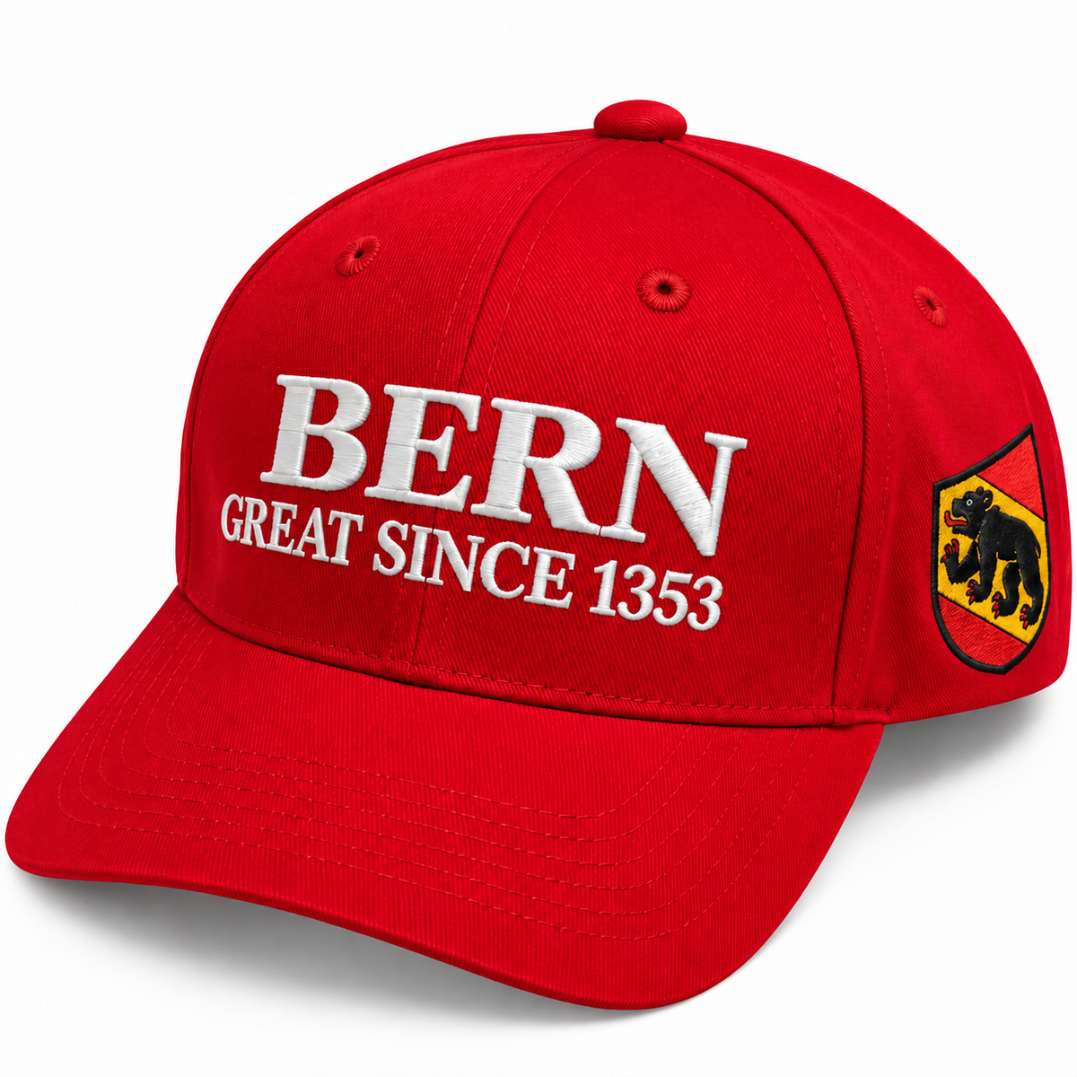 Cap Bern GREAT SINCE 1353 – Bestickte Berner Fahne